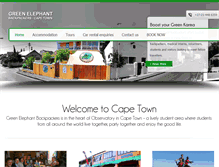 Tablet Screenshot of greenelephant.co.za